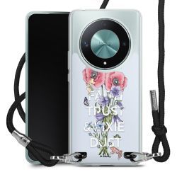 New Carry Case Transparent Stoff schwarz/silber