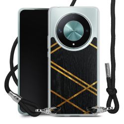 New Carry Case Transparent Stoff schwarz/silber