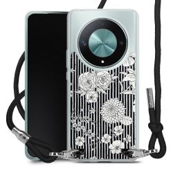 New Carry Case Transparent Stoff schwarz/silber