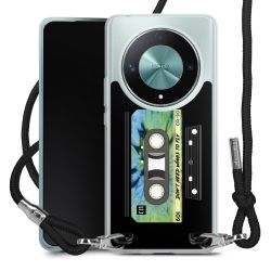 New Carry Case Transparent Stoff schwarz/silber