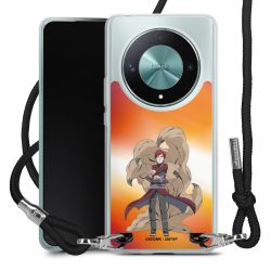 New Carry Case Transparent Stoff schwarz/silber