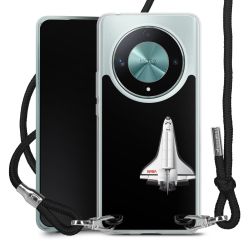 New Carry Case Transparent Stoff schwarz/silber