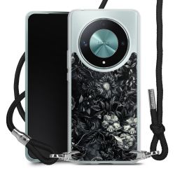 New Carry Case Transparent Stoff schwarz/silber