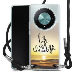 New Carry Case Transparent Stoff schwarz/silber