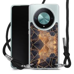 New Carry Case Transparent Stoff schwarz/silber