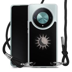 New Carry Case Transparent Stoff schwarz/silber