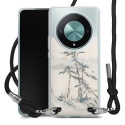 New Carry Case Transparent Stoff schwarz/silber