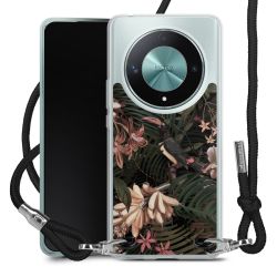 New Carry Case Transparent Stoff schwarz/silber