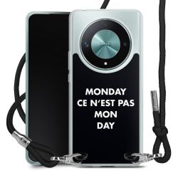 New Carry Case Transparent Stoff schwarz/silber