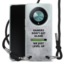 New Carry Case Transparent Stoff schwarz/silber