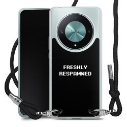 New Carry Case Transparent Stoff schwarz/silber