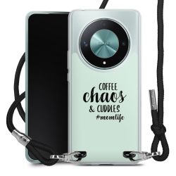 New Carry Case Transparent Stoff schwarz/silber