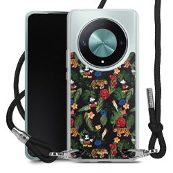 New Carry Case Transparent Stoff schwarz/silber