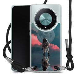 New Carry Case Transparent Stoff schwarz/silber