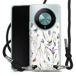 New Carry Case Transparent Stoff schwarz/silber