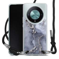 New Carry Case Transparent Stoff schwarz/silber