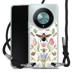 New Carry Case Transparent Stoff schwarz/silber