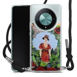 New Carry Case Transparent Stoff schwarz/silber