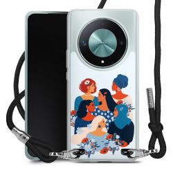 New Carry Case Transparent Stoff schwarz/silber