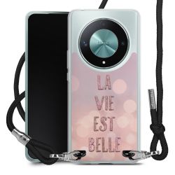 New Carry Case Transparent Stoff schwarz/silber