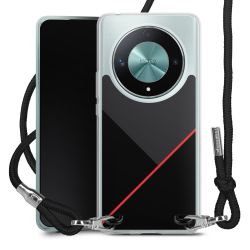 New Carry Case Transparent Stoff schwarz/silber