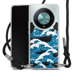 New Carry Case Transparent Stoff schwarz/silber