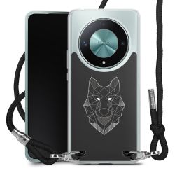 New Carry Case Transparent Stoff schwarz/silber