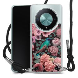 New Carry Case Transparent Stoff schwarz/silber