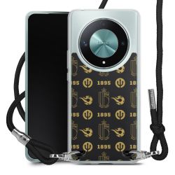 New Carry Case Transparent Stoff schwarz/silber