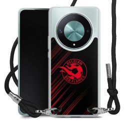 New Carry Case Transparent Stoff schwarz/silber