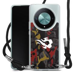 New Carry Case Transparent Stoff schwarz/silber