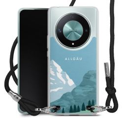 New Carry Case Transparent Stoff schwarz/silber