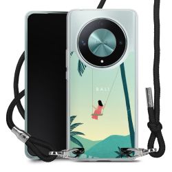 New Carry Case Transparent Stoff schwarz/silber