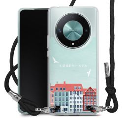 New Carry Case Transparent Stoff schwarz/silber