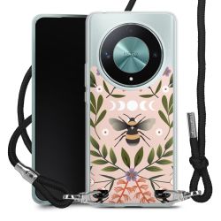 New Carry Case Transparent Stoff schwarz/silber