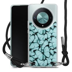 New Carry Case Transparent Stoff schwarz/silber