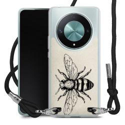 New Carry Case Transparent Stoff schwarz/silber