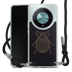 New Carry Case Transparent Stoff schwarz/silber