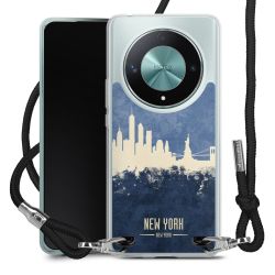 New Carry Case Transparent Stoff schwarz/silber