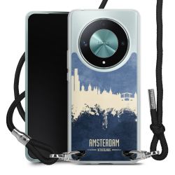 New Carry Case Transparent Stoff schwarz/silber