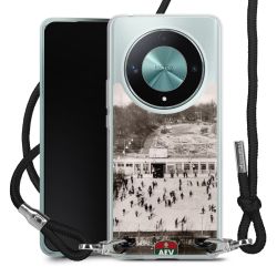 New Carry Case Transparent Stoff schwarz/silber