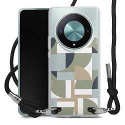 New Carry Case Transparent Stoff schwarz/silber