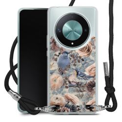 New Carry Case Transparent Stoff schwarz/silber