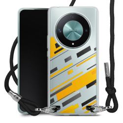 New Carry Case Transparent Stoff schwarz/silber