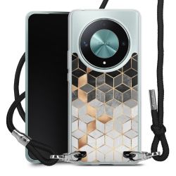 New Carry Case Transparent Stoff schwarz/silber