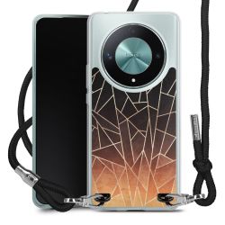 New Carry Case Transparent Stoff schwarz/silber