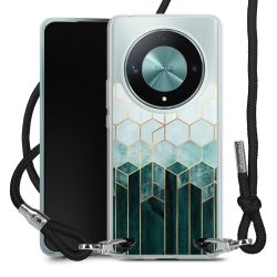 New Carry Case Transparent Stoff schwarz/silber