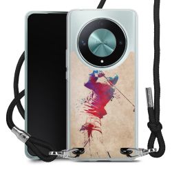 New Carry Case Transparent Stoff schwarz/silber