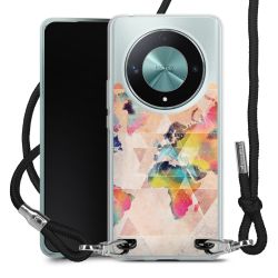 New Carry Case Transparent Stoff schwarz/silber