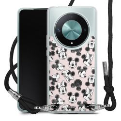 New Carry Case Transparent Stoff schwarz/silber